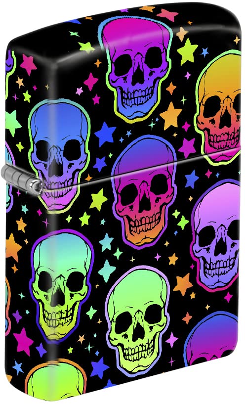 Encendedor Zippo Vivid Skulls and Stars miniatura 1