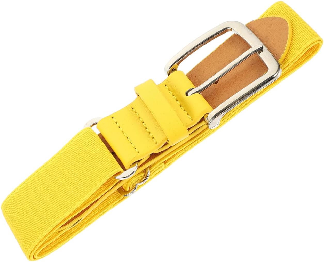 CHILDWEET Baseball Belt Elastic Stretch Imitation Leather Adjustable Softball Waist Belt for Men Women Youth Outdoor Sports Random Color