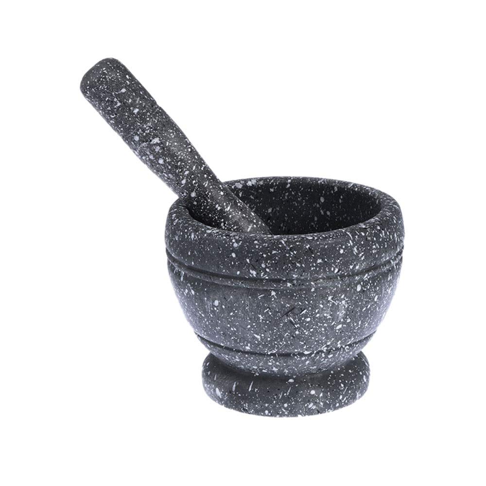 Garlic Masher Jar Bowl Mashing Household Multifunctional Wood Mortar,Pestle Kitchen Gadget