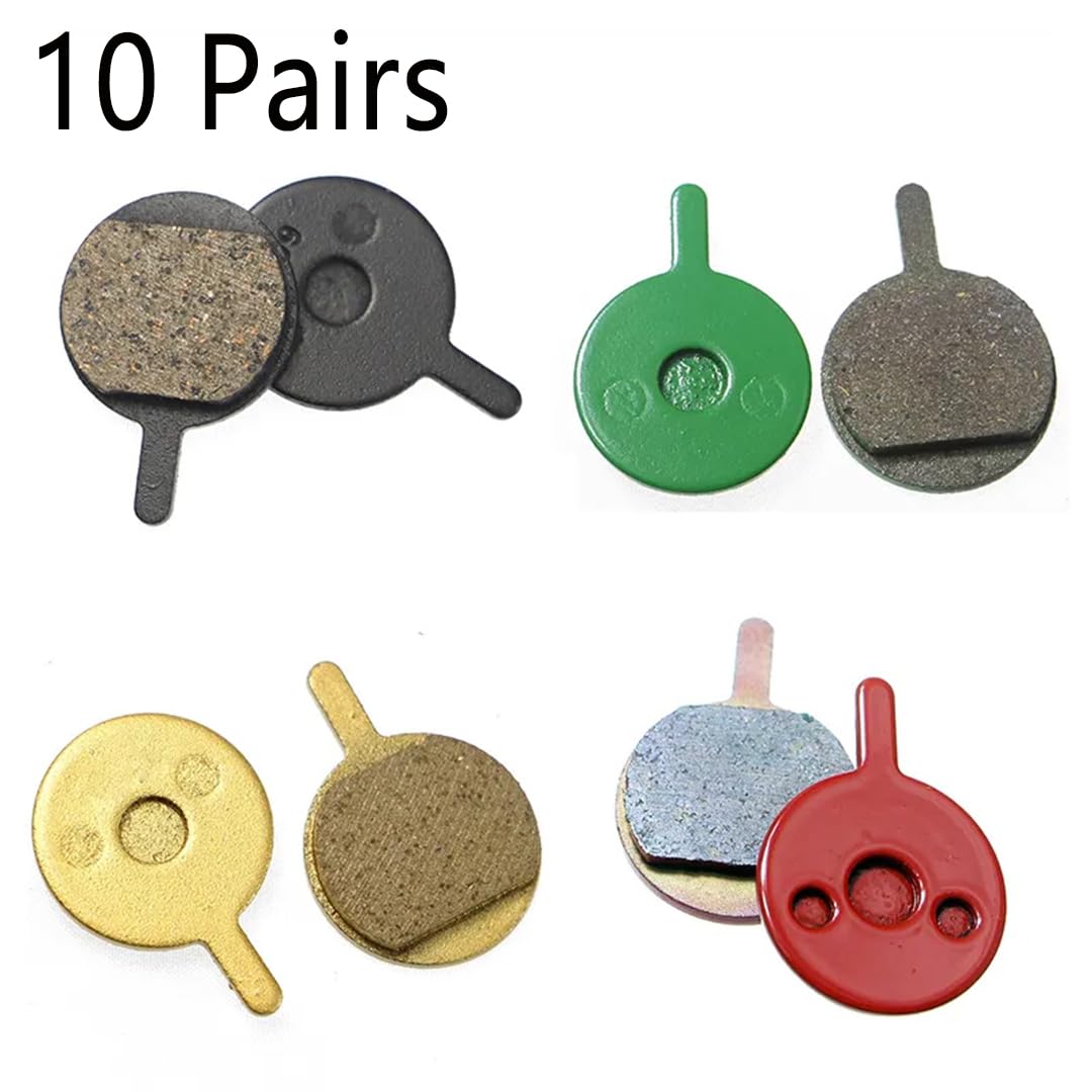 Fahrradbremsbeläge Fahrrad hydraulische Scheibenbremsbeläge Bergradfahren organische Bremsbeläge Fahrradteile Zubehör Dichtungen(10 Pairs sintering)