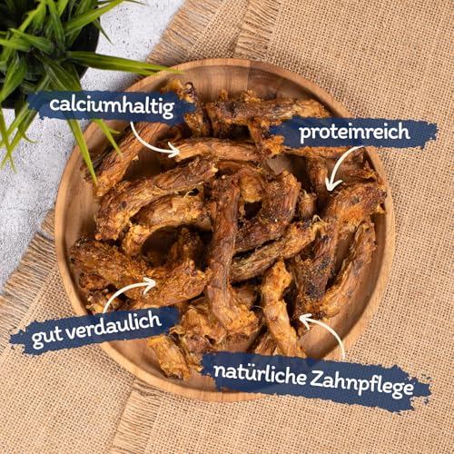 Lyra Pet® 10 kg Hühnerhälse | Naturbelassener Kausnack | Proteinhaltiges Leckerli auch für ältere Hunde | Fettarm & gut bekömmlich | Getrockneter Kauartikel | Reich an Nährstoffen