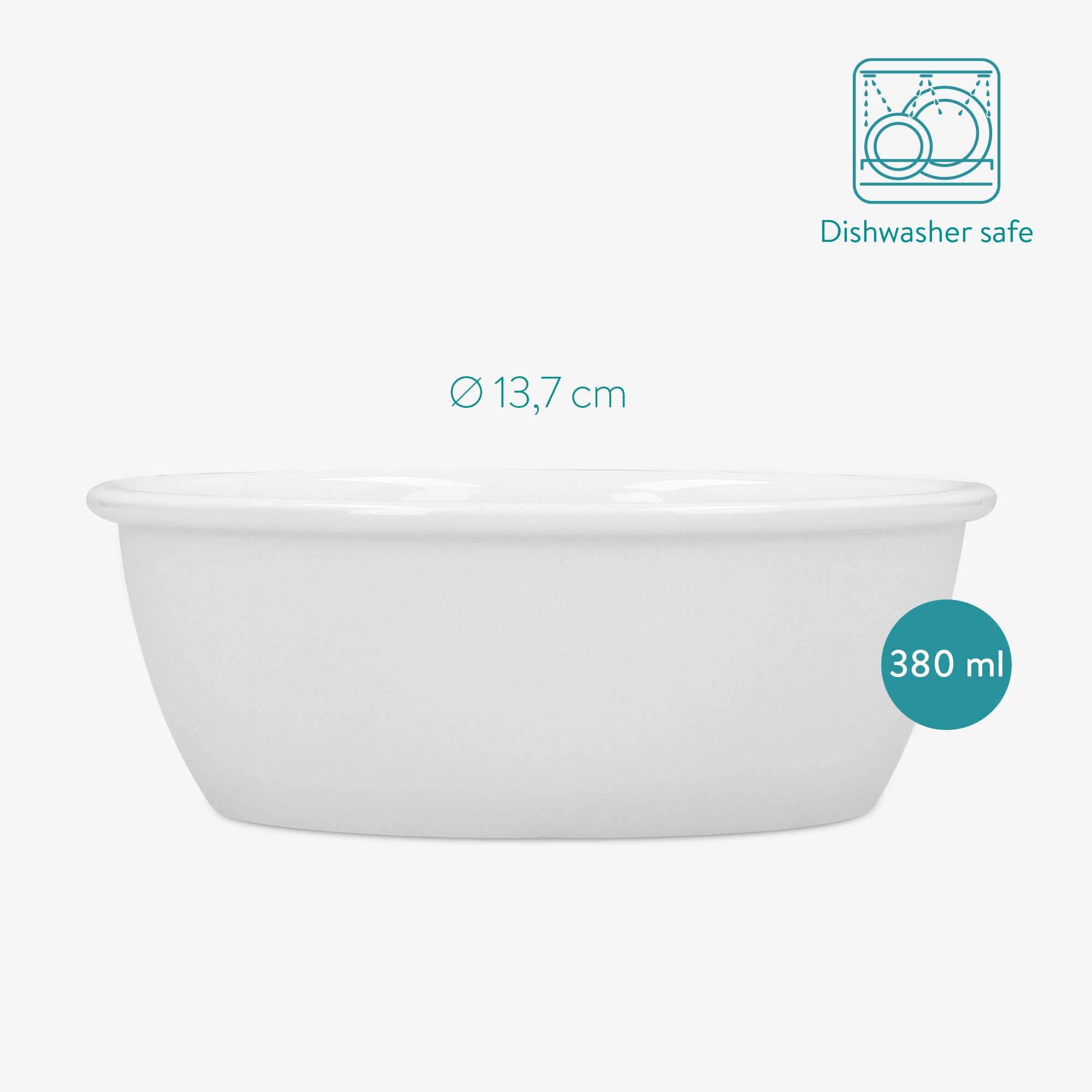 Navaris Leckerli Dose Set - Keramik Behälter Mit 2 Näpfen Für Hund & Katze