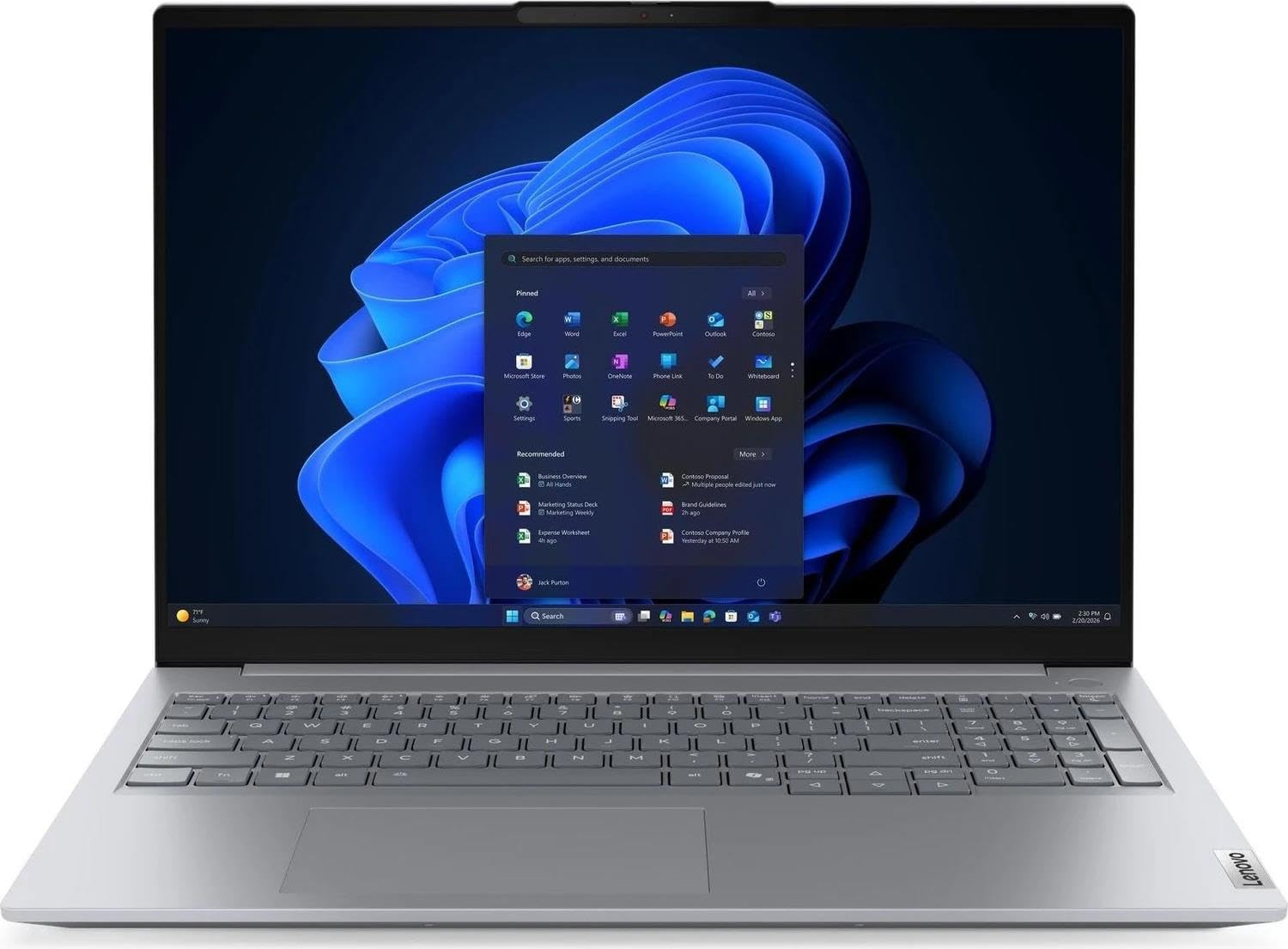 Lenovo ThinkBook 16 G9 AHP AMD Ryzen? 5 220 Computer portatile 40,6 cm [16] WUXGA 32 GB DDR5-SDRAM 1 TB SSD Wi-Fi 7 [802.11be] Windows 11 Pro Tedesco Grigio (THINKBOOK 16 G9 R5 220 32GB - 1TB SSD 16.