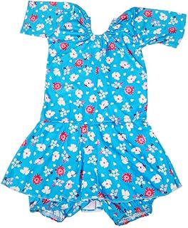 مايوه شورت قطعه واحده للبنات مقاس من 5 ل 6 سنوات من Perfect - متعدد الالوان M-706-135