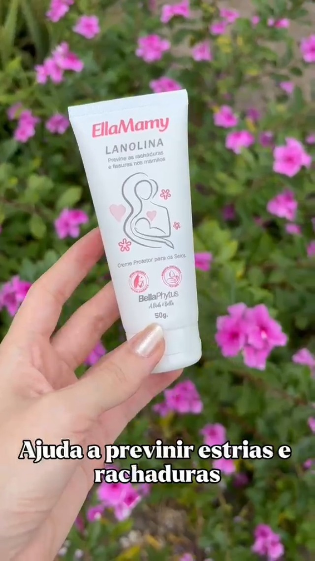 Creme de Lanolina EllaMamy da BellaPhytus, 50g : Amazon.com.br: Bebês