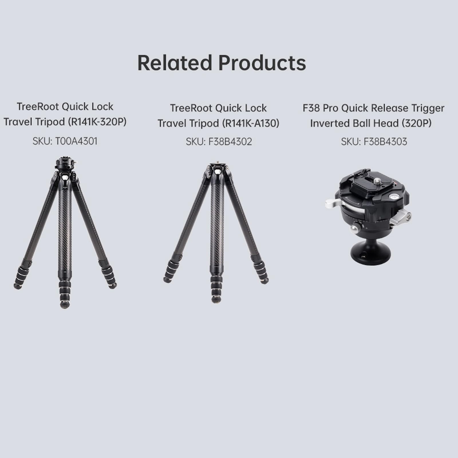 FALCAM Module de Colonne Centrale Fileté pour Trépied de Voyage TreeRoot Quick Lock et Trépieds Tiers - Couple de 5 N·m, Double Filetage 1/4" et 3/8" (A130) (Partie Supérieure Uniquement)