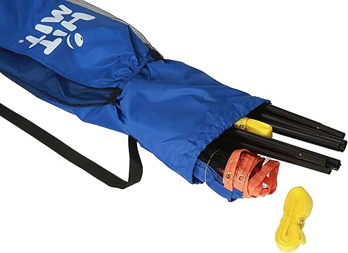 Miniatura 8 de JOOLA HIT MIT - Juego de red de bádminton portátil de altura ajustable - Red multideporte de competición para interior o exterior para jugar