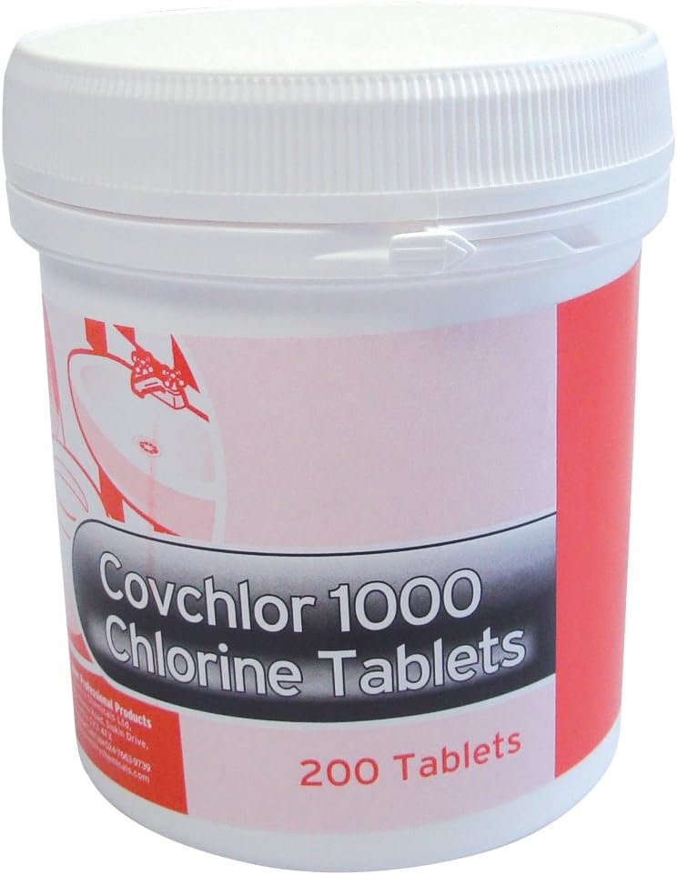 Chlorine Bleach Tablets 200 Tablets per Tub Amazon.co.uk Grocery