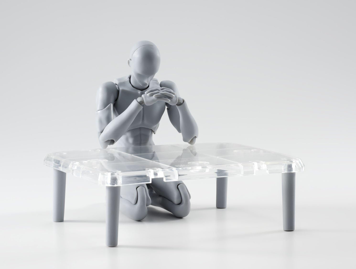 Bandai Tamashii Nations S.H. Figuarts Body-Kun Takarai Rihito Edition DX Set (Gray Color Ver.) Action Figure