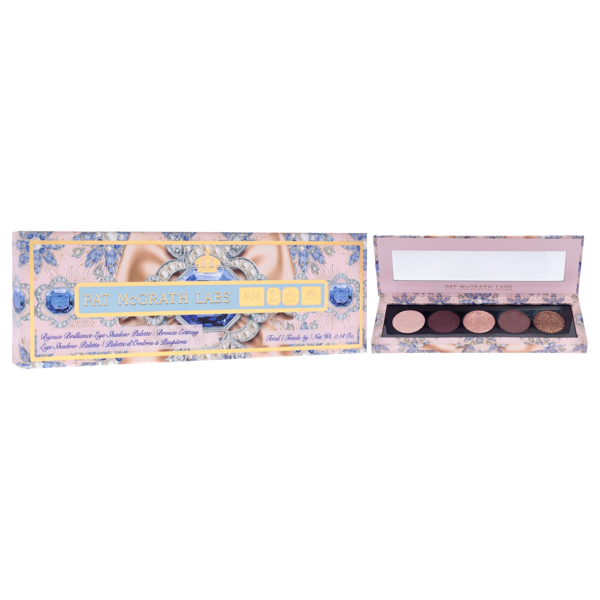 Bijoux Brilliance Eye Shadow Palette - Bronze Ecstasy Pat Mcgrath Labs for Women - 0.14 oz Eye Shadow, Multicolor, 3.97 g (Pack of 1) - Image 3