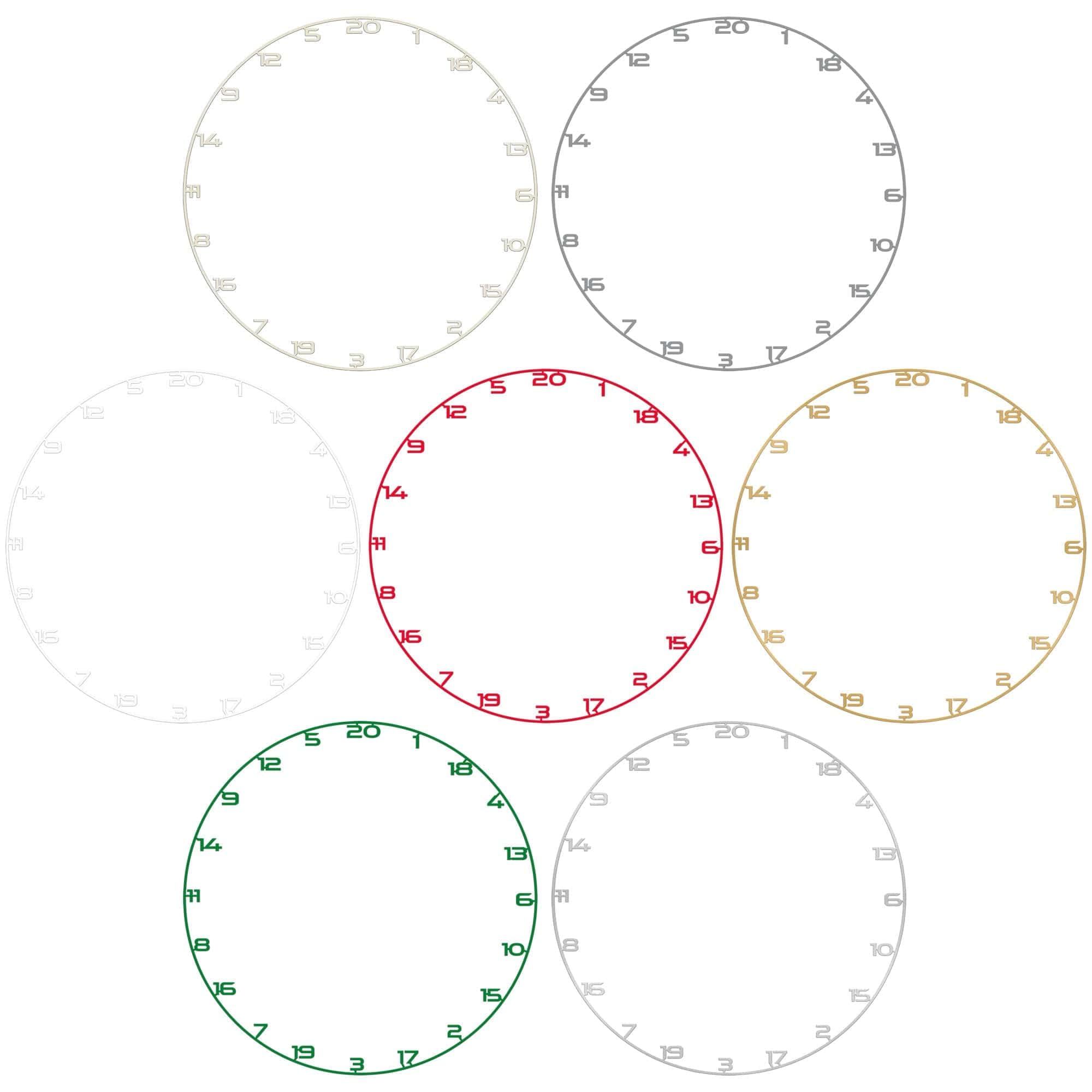 Bullet | Custom Dartboard Number Ring | Replacement Dartboard Number Ring | Multiple Colours Availble.