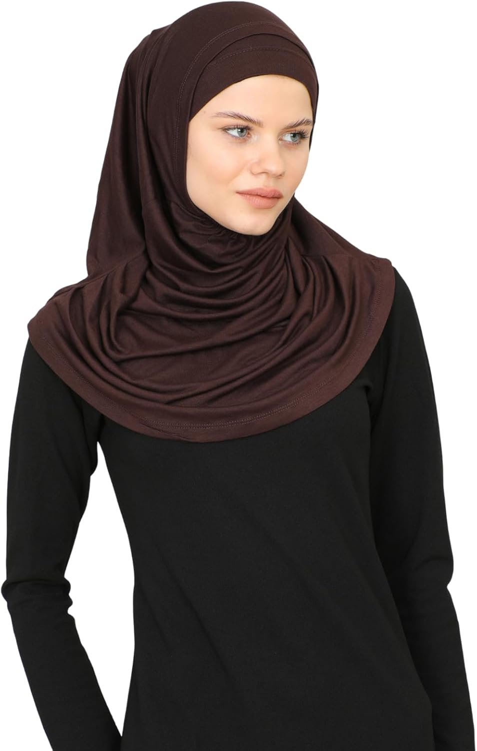 Prien Chic Ready To Wear Hijab For Women, Muslim Long Turban Undercap Set, Instant Scarf, Prayer Clothes For Girls, Abaya - Image 5