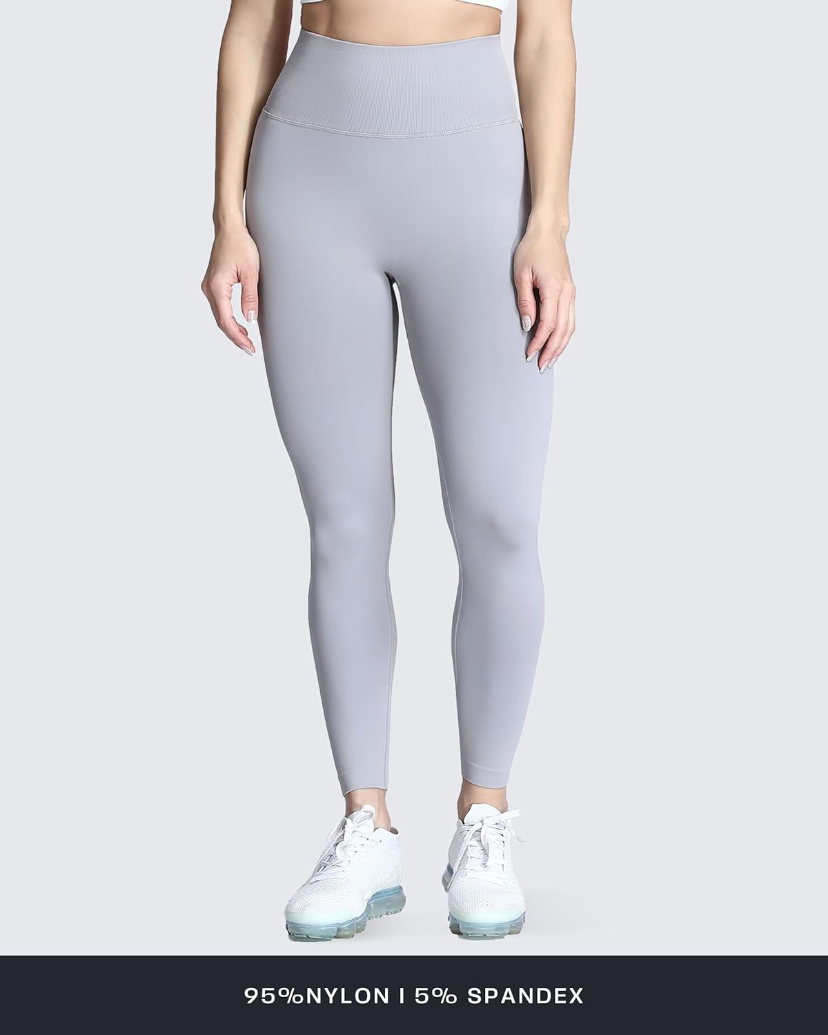 Aoxjox Women's Scrunch Butt Lifting Seamless Leggings Booty High Waisted Workout Yoga Pants 23" - Image 4