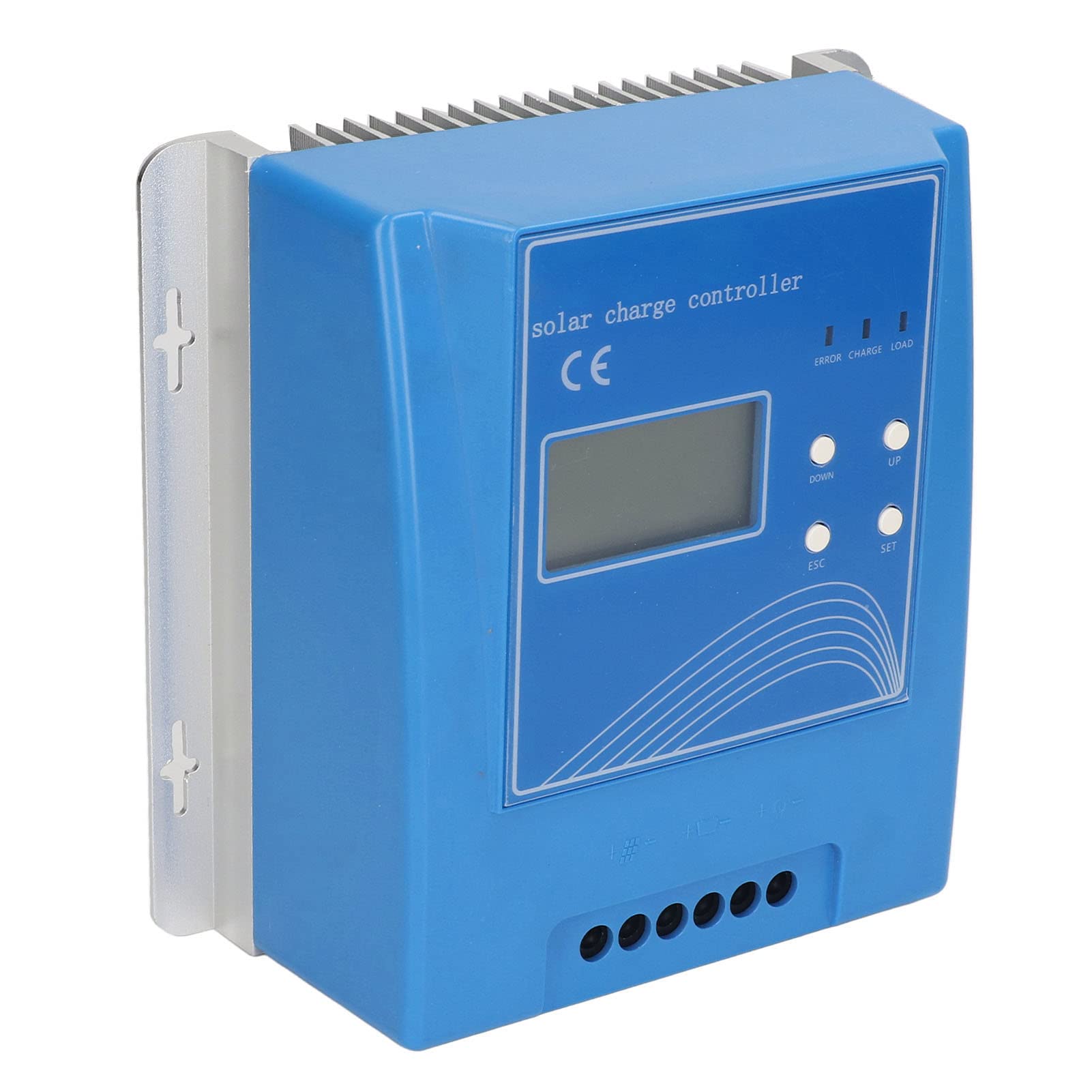 Solar Controller, High Conversion Efficiency Aluminum Alloy Anti Corrosion 30A Blue Silver MPPT Solar Charge Controller for Street Lighting for Home System-picture-13