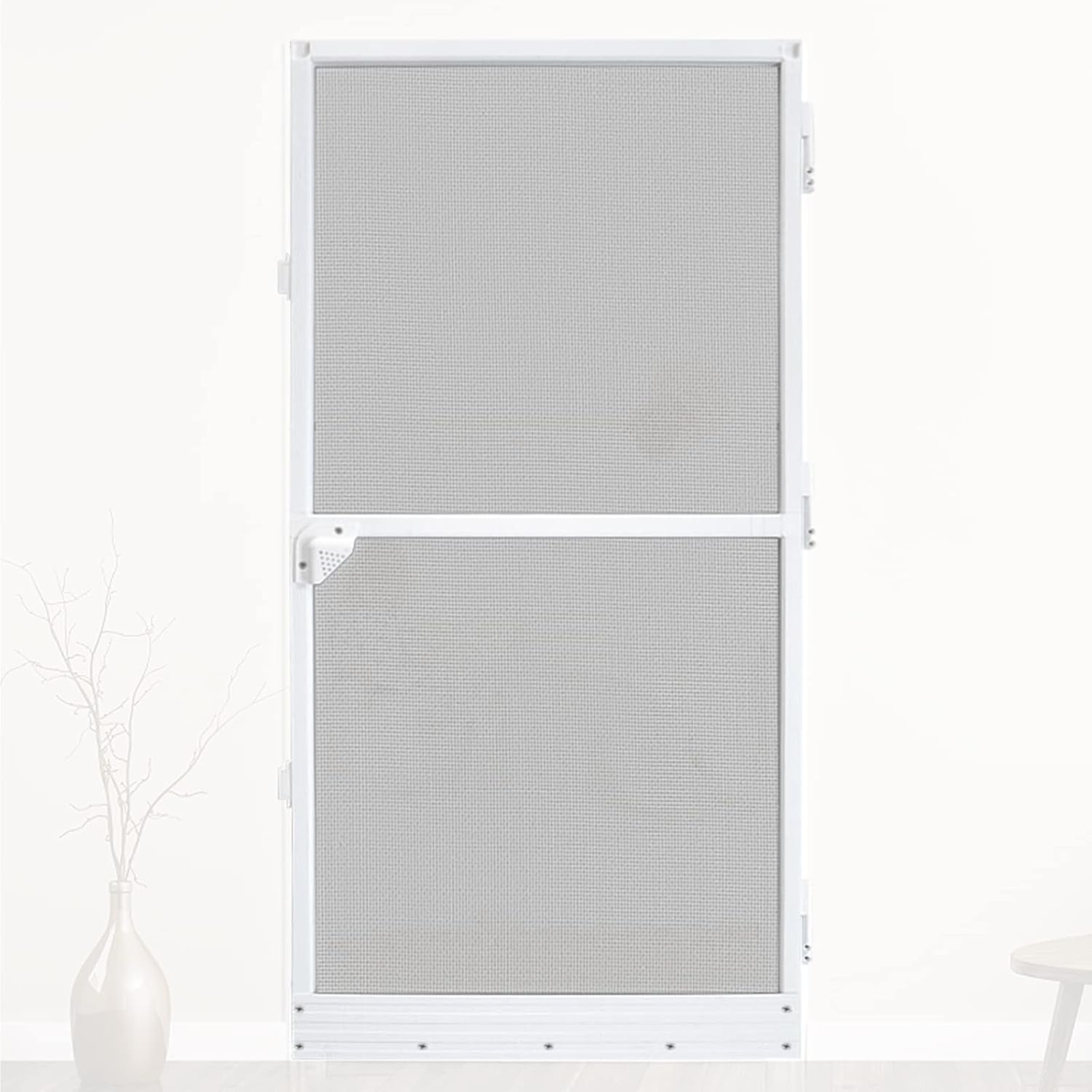UISEBRT Insektenschutz Fliegengitter Tür Alurahmen, 120 x 240 cm, mit