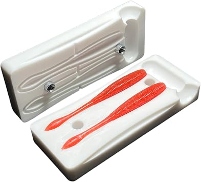 Soft Plastic Molds, Fishing Lure Molds for Paddle Tail Worm, 4"