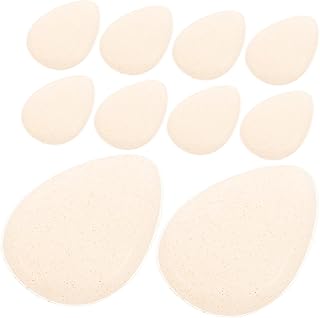 10 esponjas de maquillaje de silicona transpa...