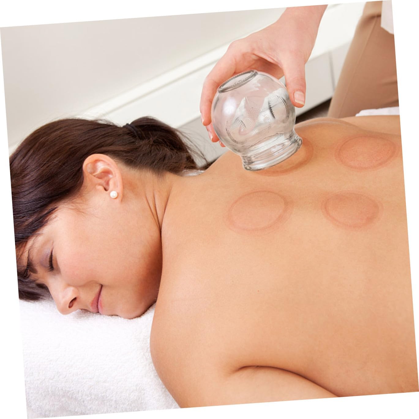 5pcs Cupping Therapy Vacuum Massager Cup Cupping Chinese Kit for Hospital Home