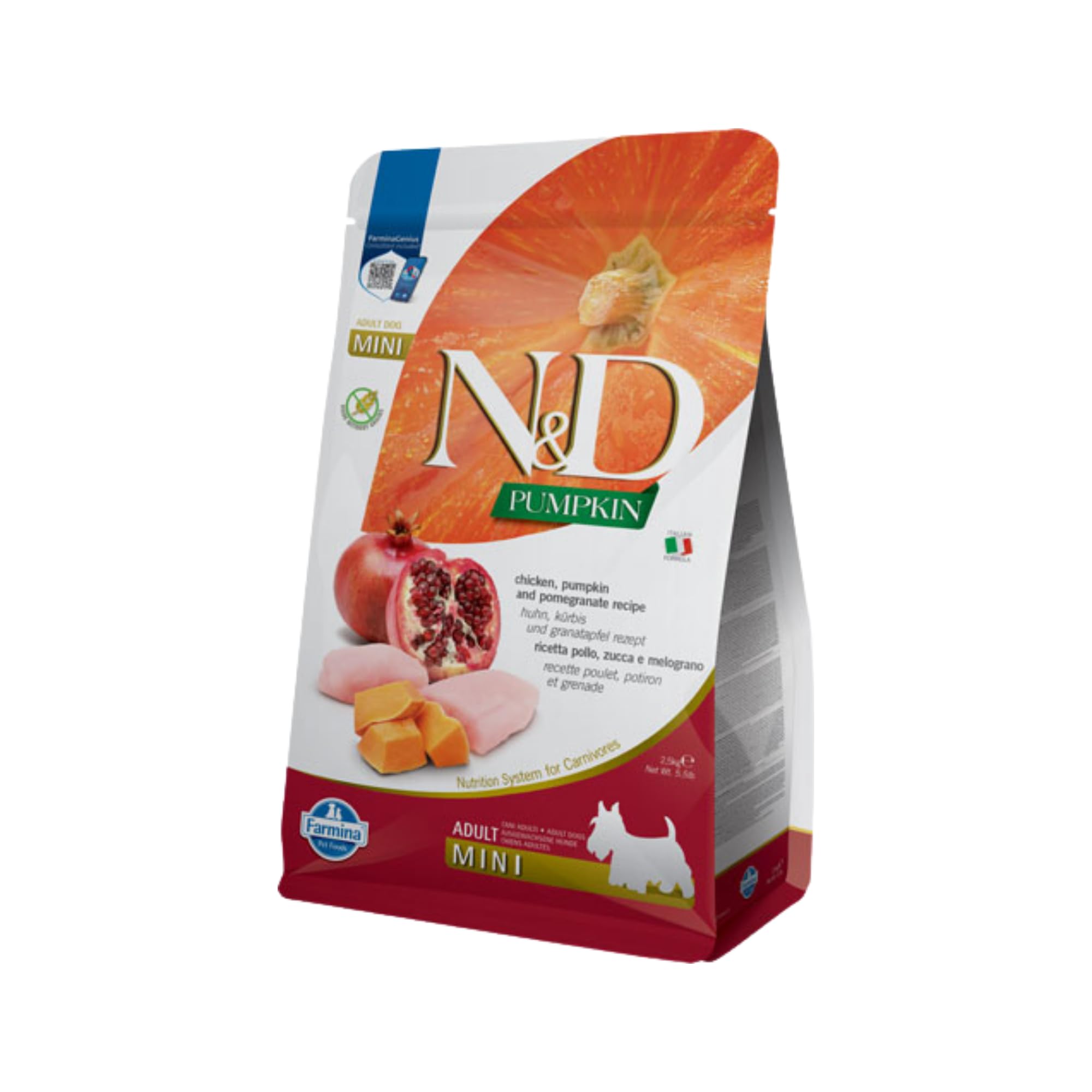 Farmina Mini Breed Adult Grain Free Pumpkin Chicken & Pomegranate