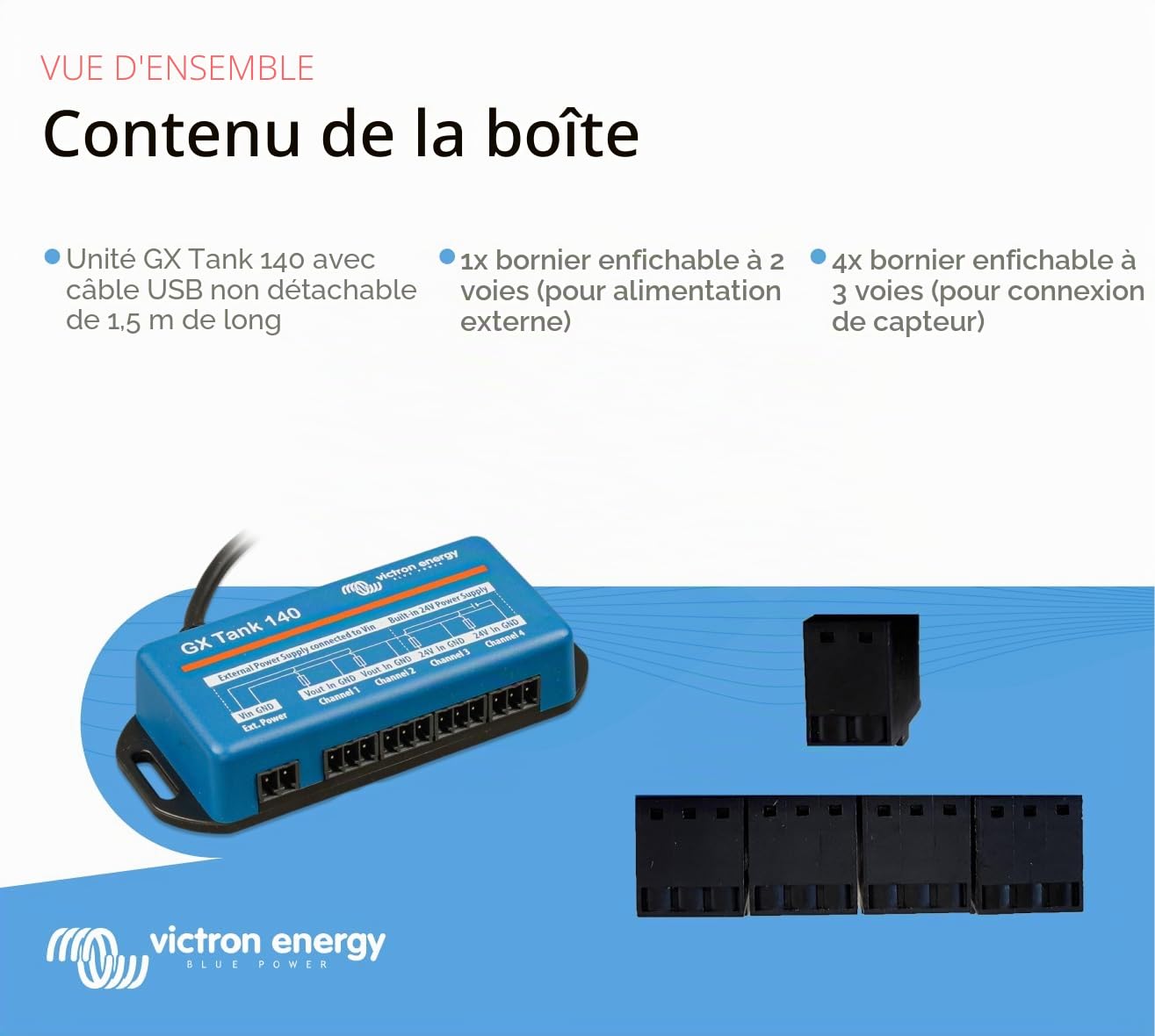 Victron Energy GX Tank 140, Accessoire pour appareil GX