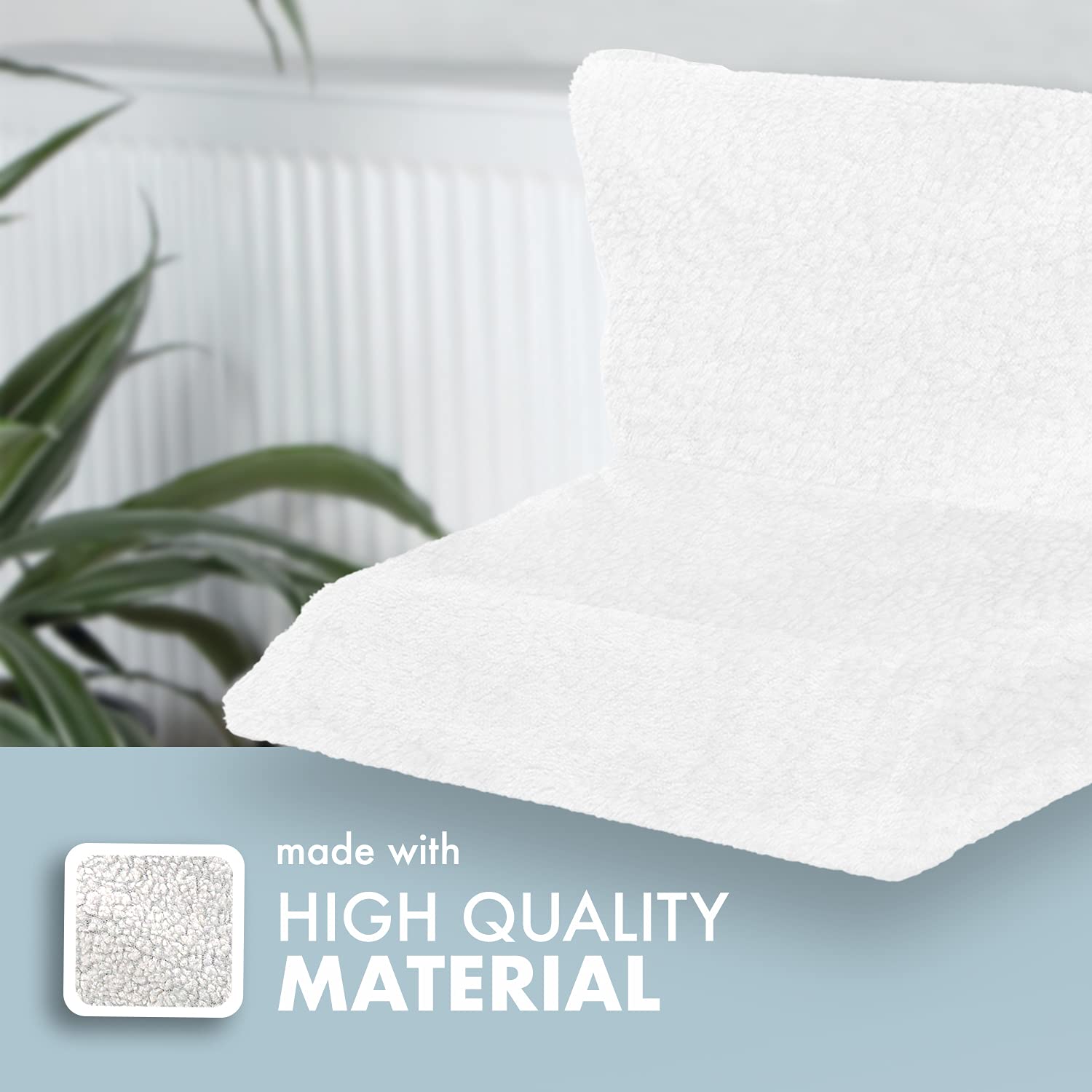 FurDreams Cat Radiator Bed - Hammock Style Hanging Pet Bed, White, 46 x 30 x 25 cm (L x W x H) - Image 3