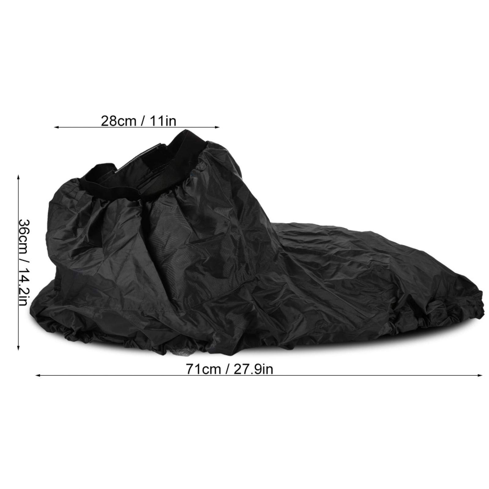 Verstellbarer Nylon-Kajak-Spray-Rock Wasserdichte Abdeckung Wassersport-Zubehör Kajak-Sprührock, Kajak-Sprührock Nylon-Kajak-Sprührock wasserdichte Wassersportzubehör für Länge von 90 bis 95 cm; breit