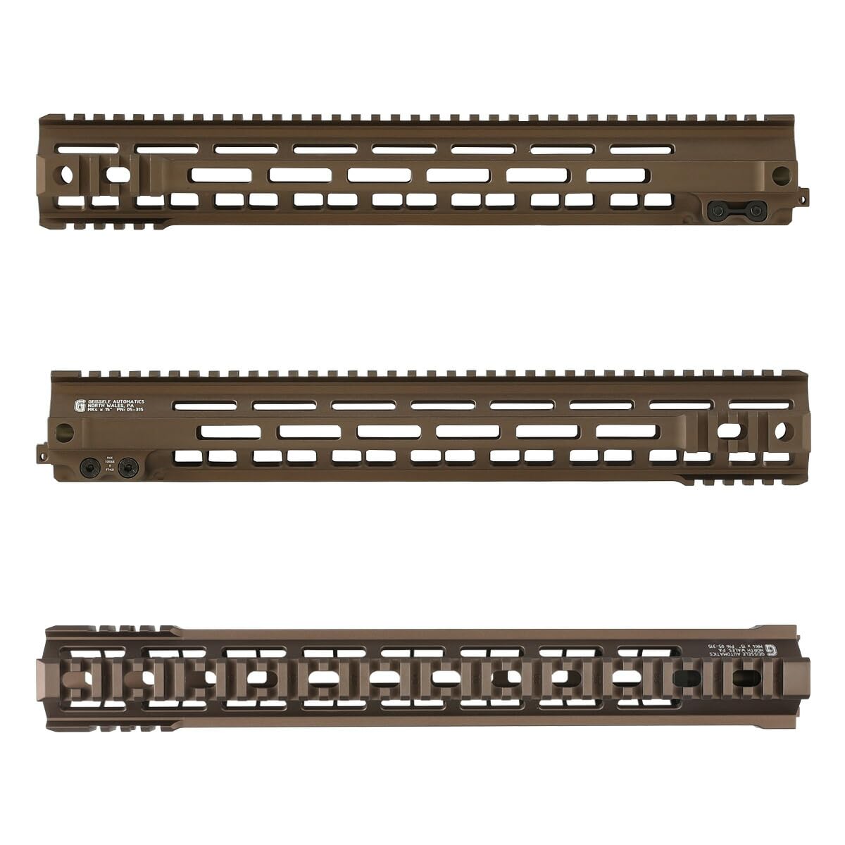 MWS geissele ハンドガード&アウターバレル 5KU 製 】 東京マルイ M4シリーズ 対応 GEISSELEタイプ SMR Mk8