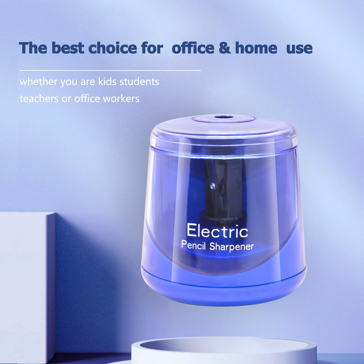 Electric Pencil Sharpener Battery Not lncluded or USB Powered Small Portable for NO2 Pencils Automatic for Home and — view 6