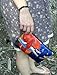 Large Vegan Wristlet, Pencil Bag, Cosmetic Bag with Charm Nylon Wristlet Clutch bag
