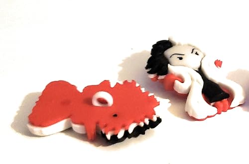 Miniatura 6 de Cruella de Vil Button Singles de Dress It Up Buttons and EmbellishmentsProductos de Disney con licencia oficial - 101 Dalmations