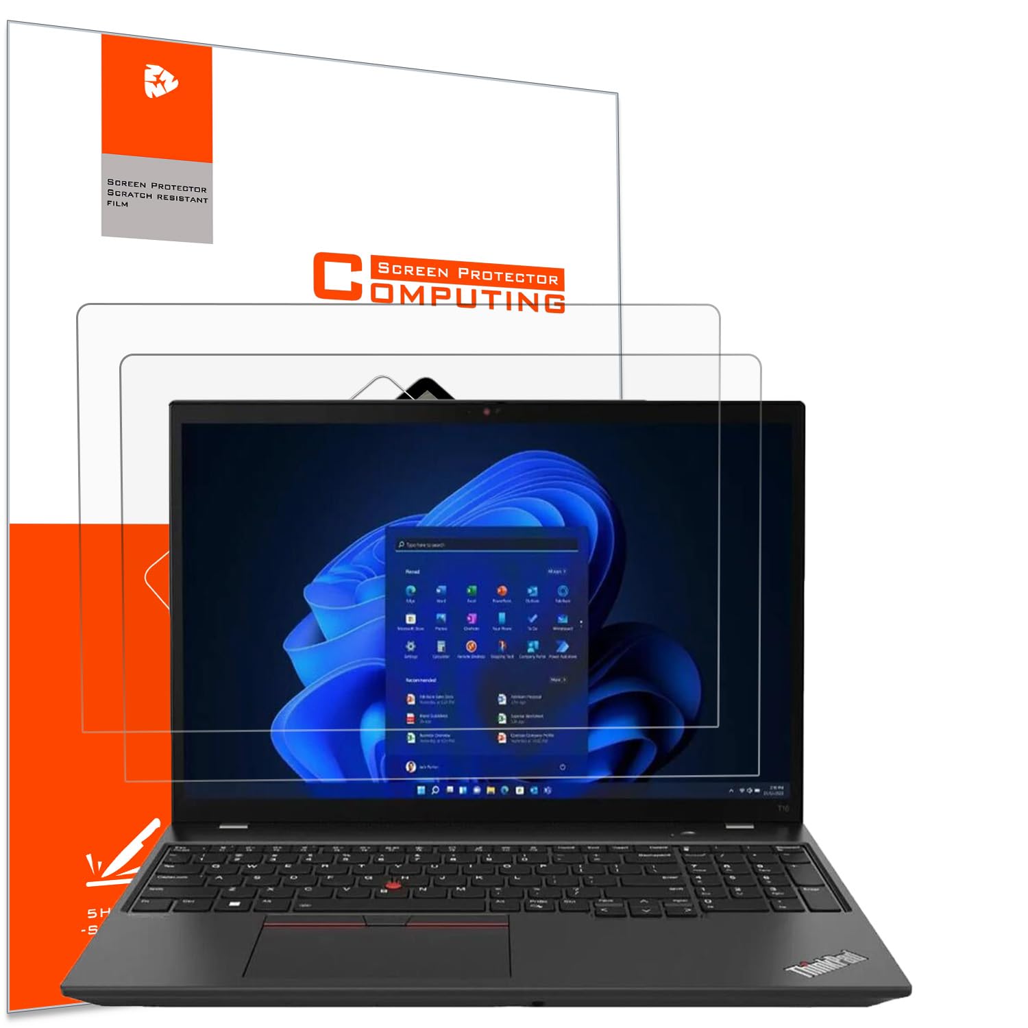 YINOVEEN 2 Pack Anti-Glare Screen Protector for 16" Lenovo Thinkpad T16 Gen 4/3/3/1,Thinkpad E16 Gen 3/2,Thinkpad L16 Gen 2/1,Thinkpad P1 Gen 7/6/5,Thinkpad P16v Gen 2/1&P16s Gen 3/2/1 Laptop, Matte