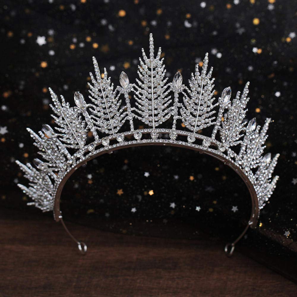 Tiara, stop strasu, ozdoba na głowę dla panny młodej, dla kobiet, prosta moda, na wesele, wesele, ozdoba do włosów, opaska na czoło w stylu vintage, na imprezę, prezent