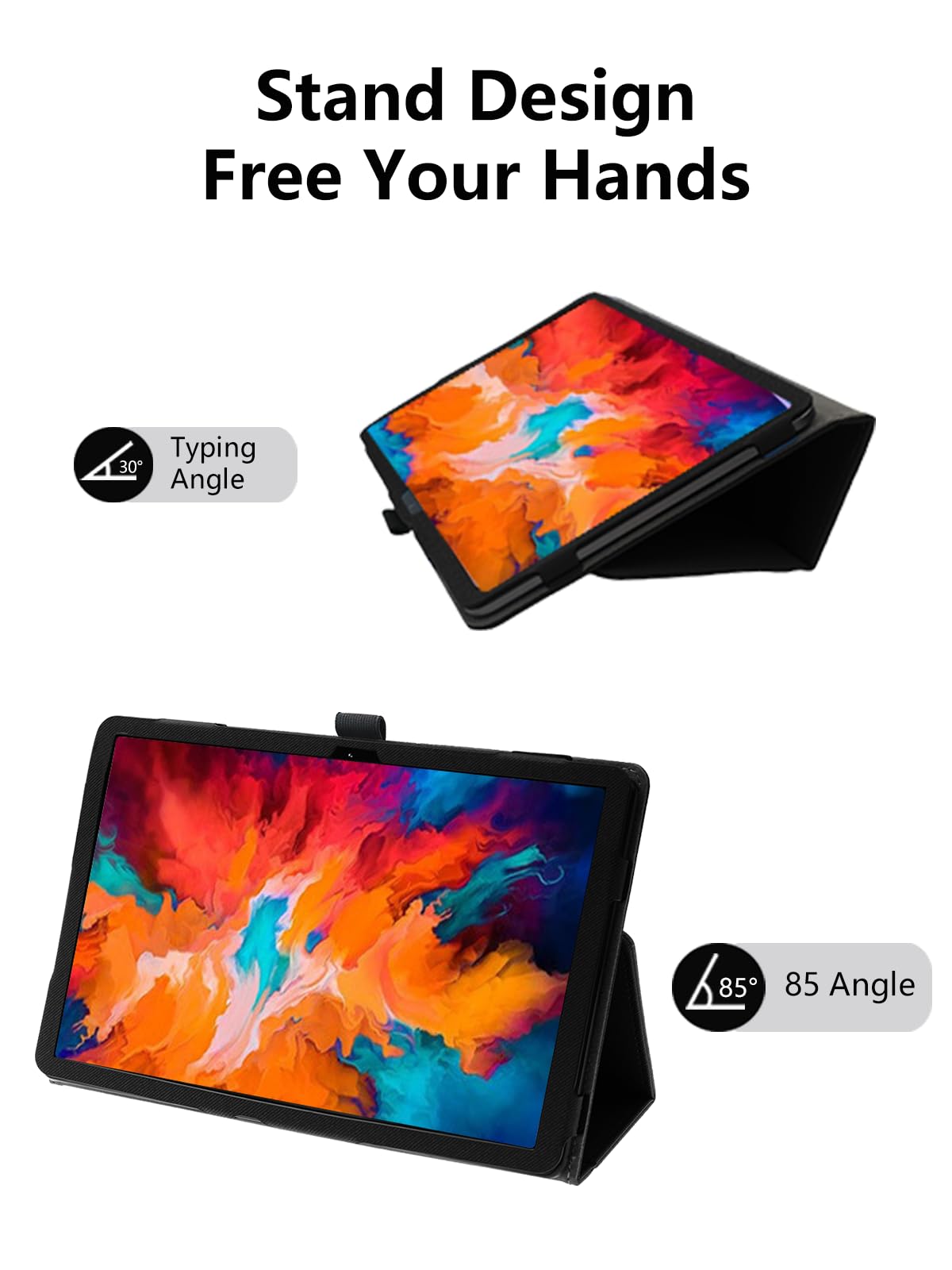 Custodia Professionale iPad Pro 12.9 Blu - Supporto Integrato Anti-Caduta Custodia Professionale iPad Pro 12.9 Blu - Supporto Integrato Anti-Caduta