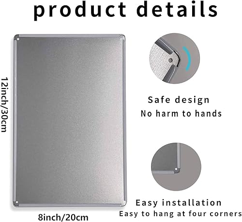 Miniatura 2 de Wanted 10mm Socket Funny Garage Sign, Decor, Classic Car Metal Tin Sign - 8x12 Inch Wall Decor for Home, Garage, Bar, Man Cave, or Office