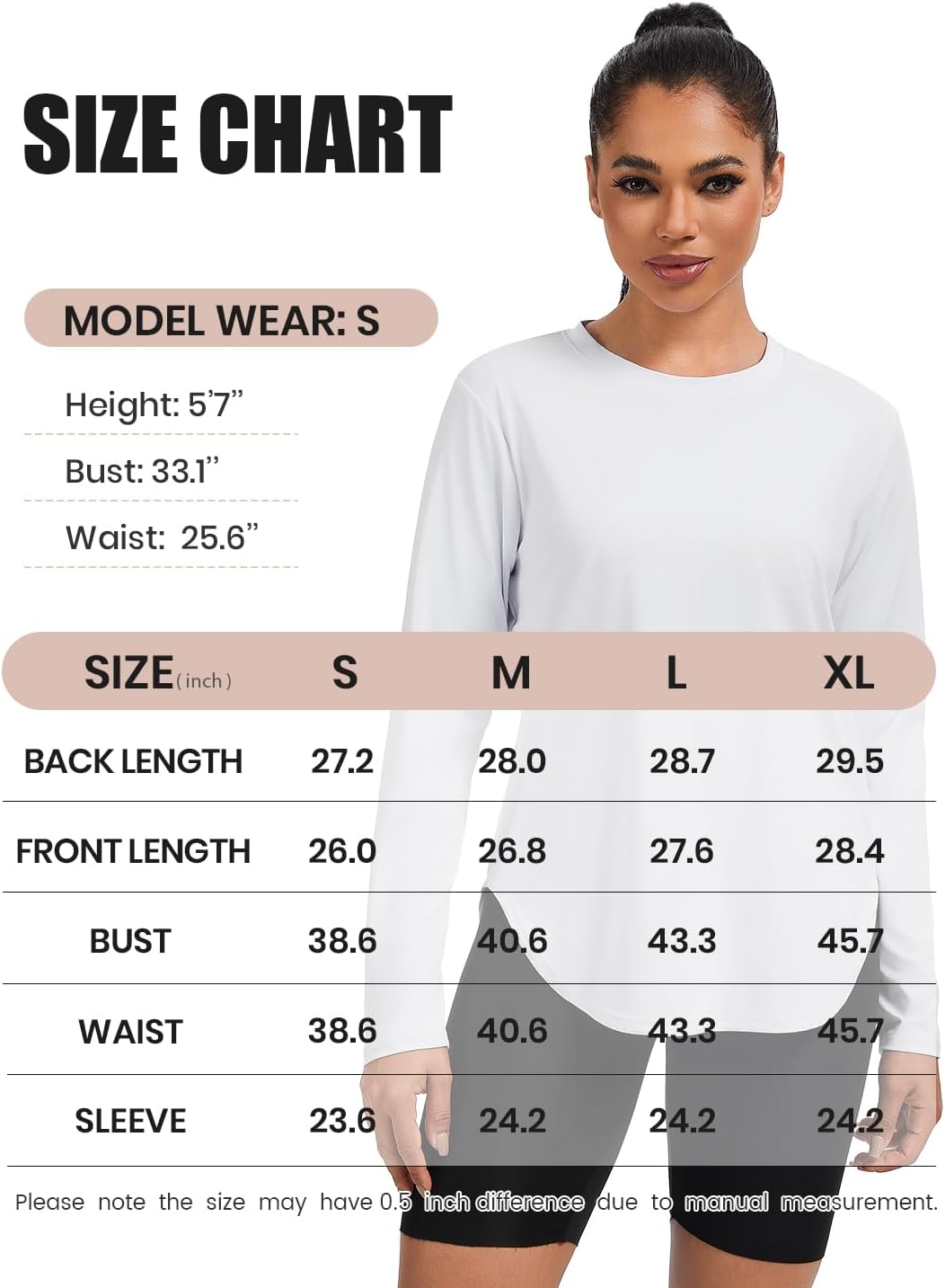 Cosy Pyro 3-Pack Workout Tops for Women Long Sleeve Athletic T-Shirts UPF 50+ Yoga Shirts Quick Dry Running Gym Tee - Image 6