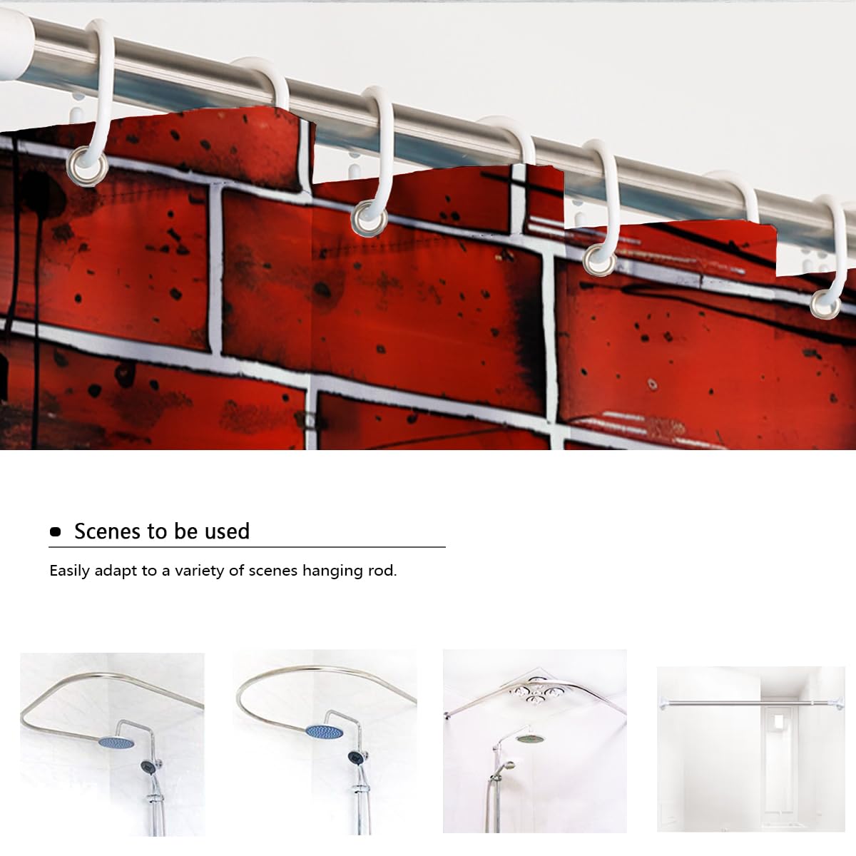 Straßen-Stil Duschvorhang Cooles Kinderporträt mit Sonnenbrille Wasserdichter Polyester-Badevorhang Maschinenwaschbar für schicke Badezimmerdekoration 180 x 180 cm