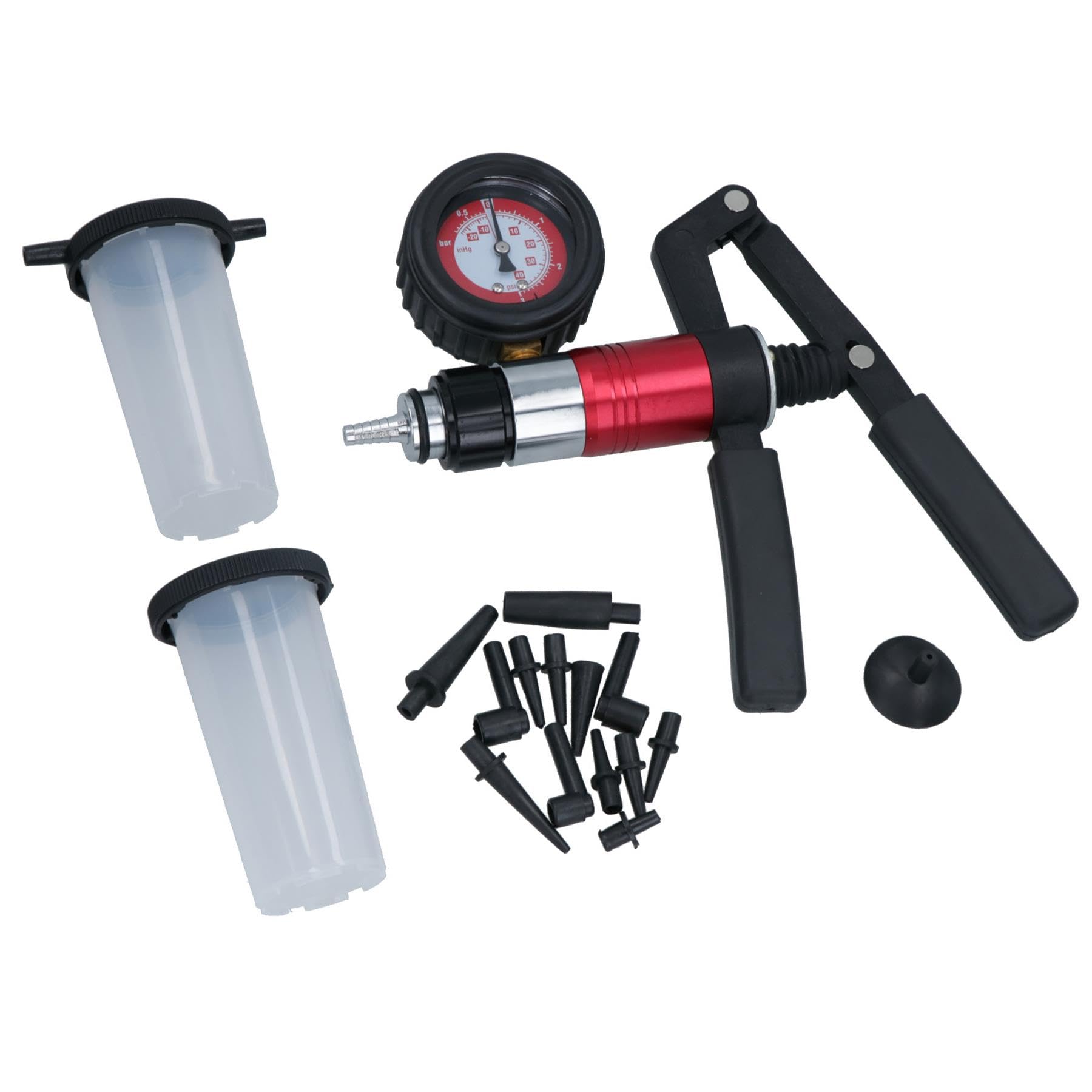 AB Tools Urządzenie Pompa próżniowa Tester odpowietrzania hamulca odpowietrzającego zestaw płynu 21pc