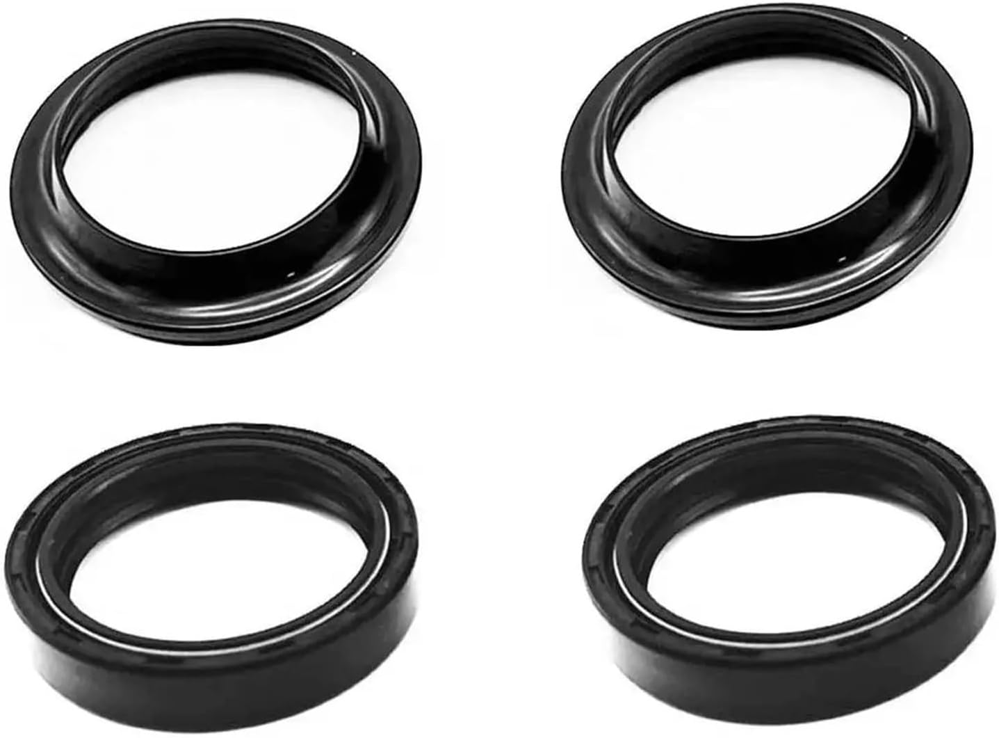 Motorcycle Absorber Front Fork Dust Oil Seal For NINJA 250R 300 300R 400 500 500R 650 650R H2 H2R H2SX H2 R SX(Ninja 650R 2006-2011)