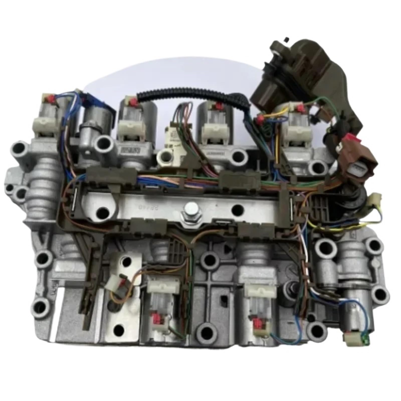 Cuerpo de válvulas de transmisión automática de 8 velocidades 8F35 con solenoides y arnés de cableado, compatible con Ford 8F35