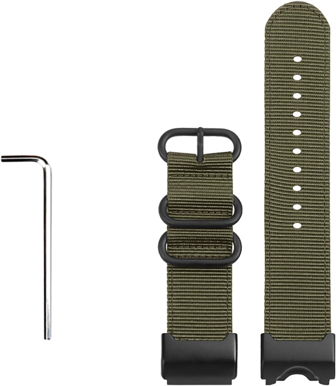 Nylon Watch Band Compatible with CASIO Mudmaster GWG-1000GB Replacement Strap