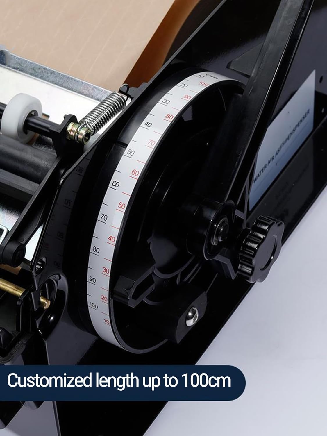 Dispensador de cinta de papel kraft, máquina de sellado manual de corte adhesivo para embalar, envolver y embalar, ideal para uso doméstico y de oficina