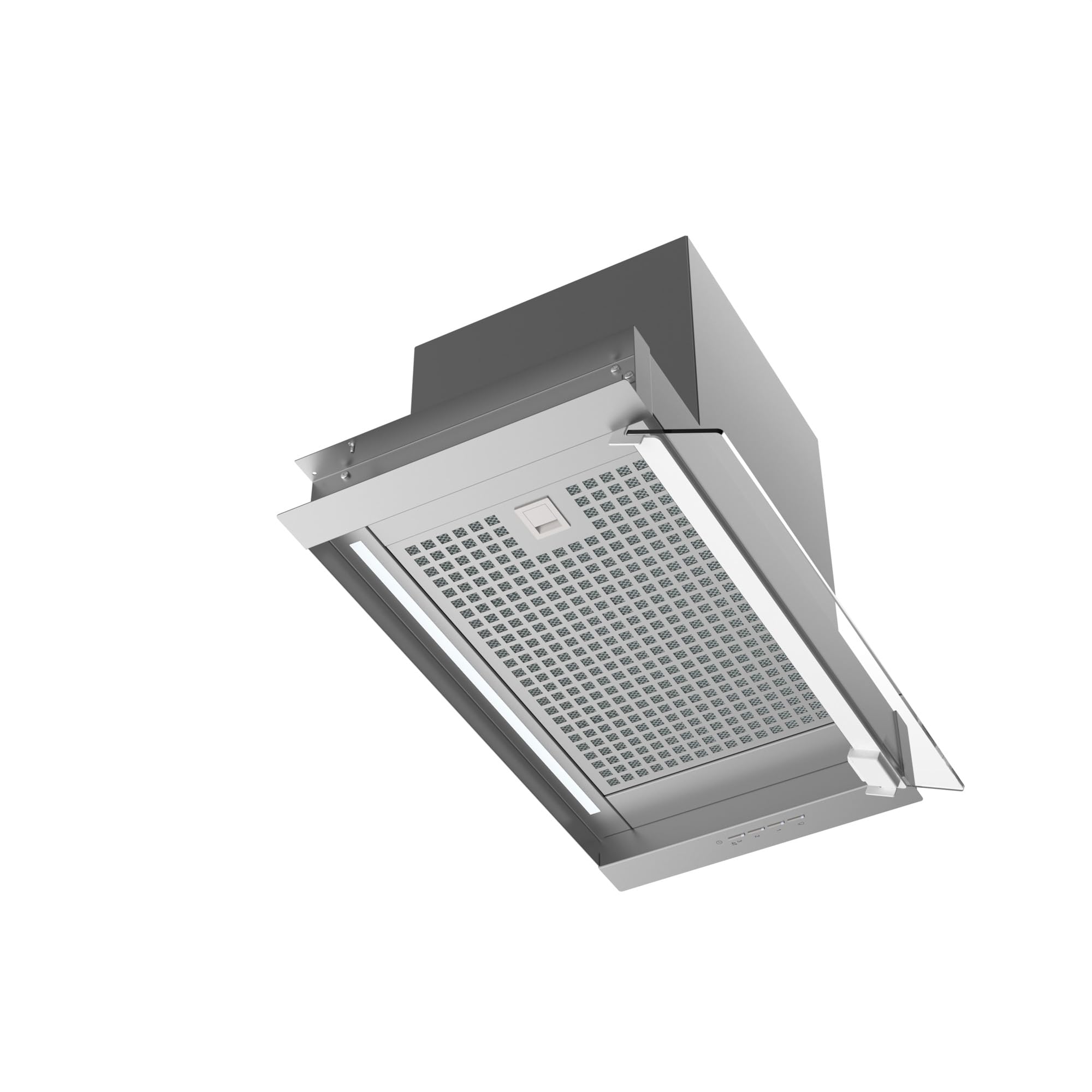 Cata Corona X 60 Campana extractora integrada 60 cm con panel electrónico, temporizador, 4 niveles de extracción, motor BT5, iluminación LED, filtros lavables, clase energética A, Acero inoxidable