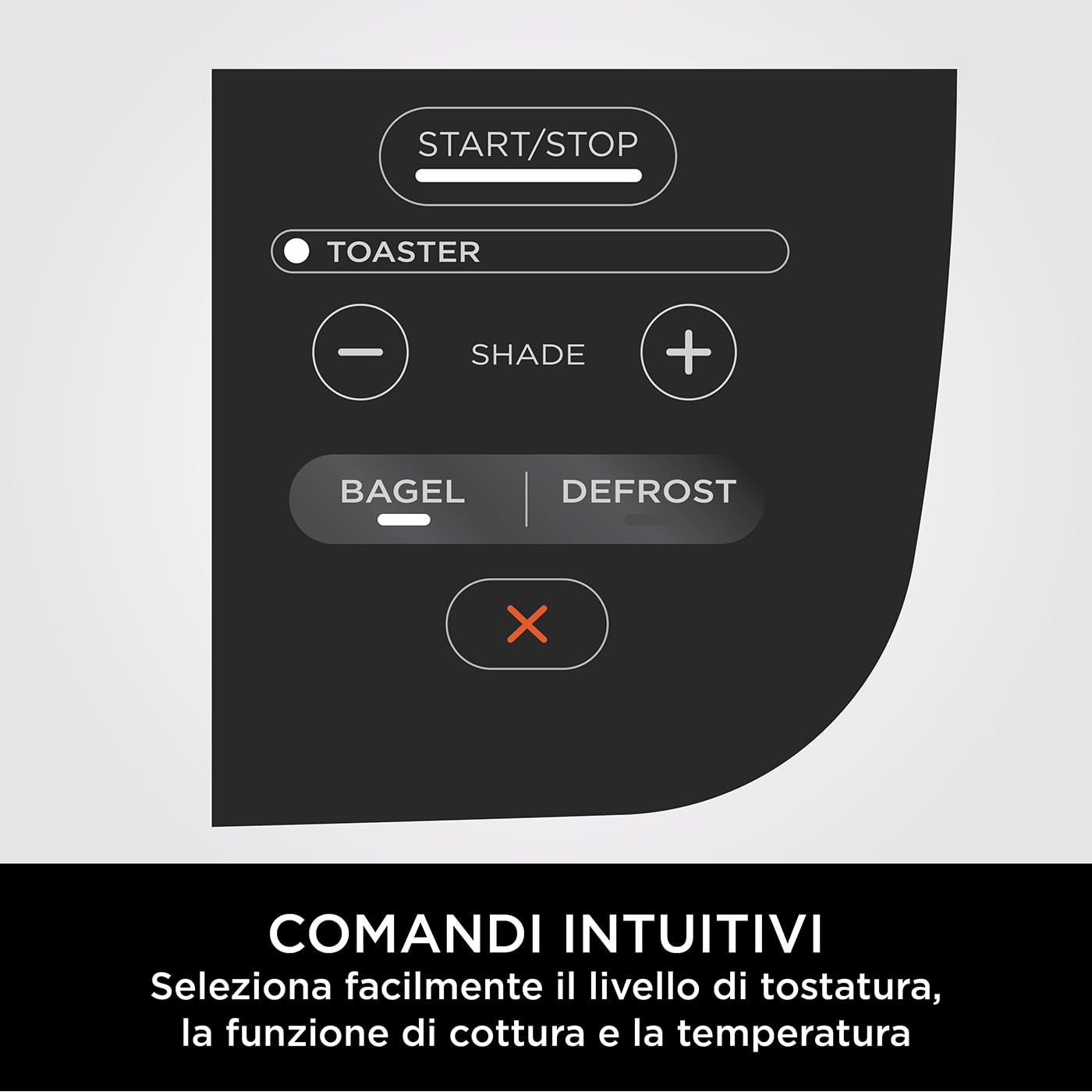 Ninja Foodi 3-in-1 Tostapane, con Griglia e Pressa per Panini, 7 Funzioni di Cottura, 7 Livelli di Tostatura, Include Teglia e Vassoio Raccogli Briciole, Acciaio Inox ST202EU