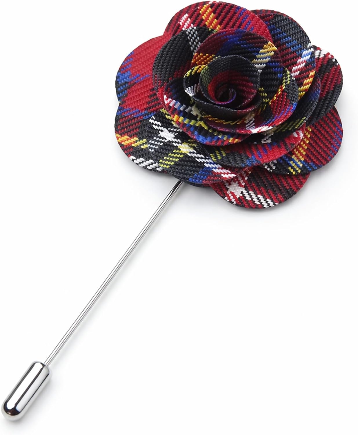 Scottish Brooch, Tartan Brooch Rose Lapel Pin for Burns Night Charms, Rosette Brooches, Highland Dress Tartan Accessories & Burns Night Dress Decorations for Women Men Scottish Brooch, Tartan Brooch Rose Lapel Pin for Burns Night Charms, Rosette Brooches, Highland Dress Tartan Accessories & Burns Night Dress Decorations for Women Men