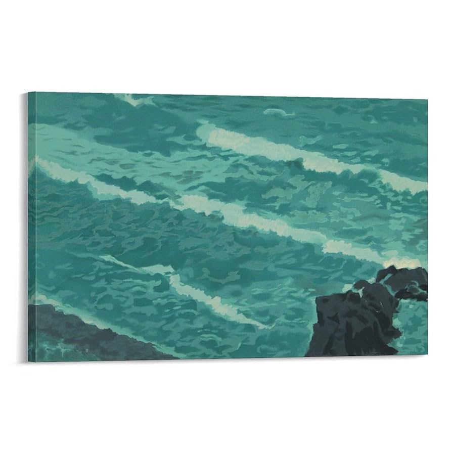 東山魁夷【潮騒】 オリジナル リトグラフ 保証書有り 東山魁夷【潮騒