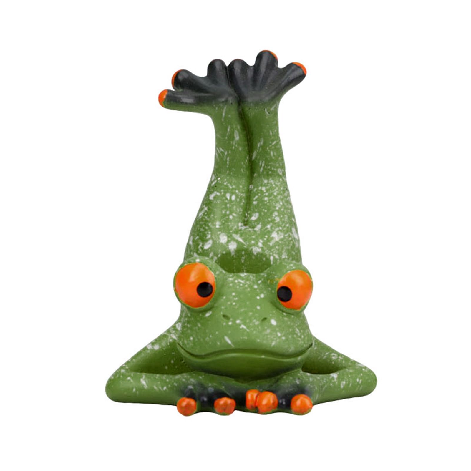 Mekalero Unique Frogs Themed Glasses Holder Unique Frogs Eyewear Organizers Stand for Reading Home Decoration Nightstands Dock