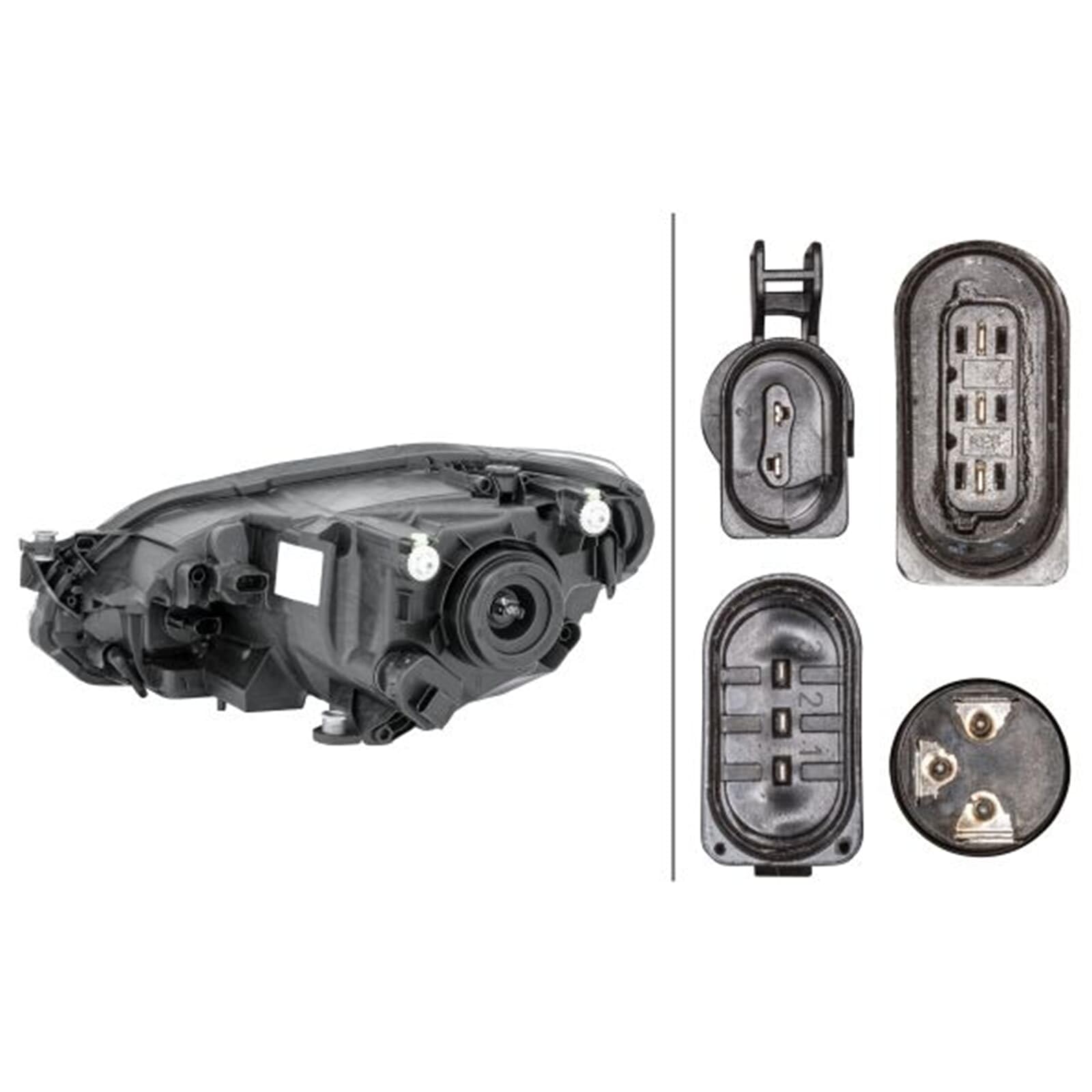 HELLA 1LL 012 644-041 Scheinwerfer - VW Up (121, 122, BL1, BL2) - ECE