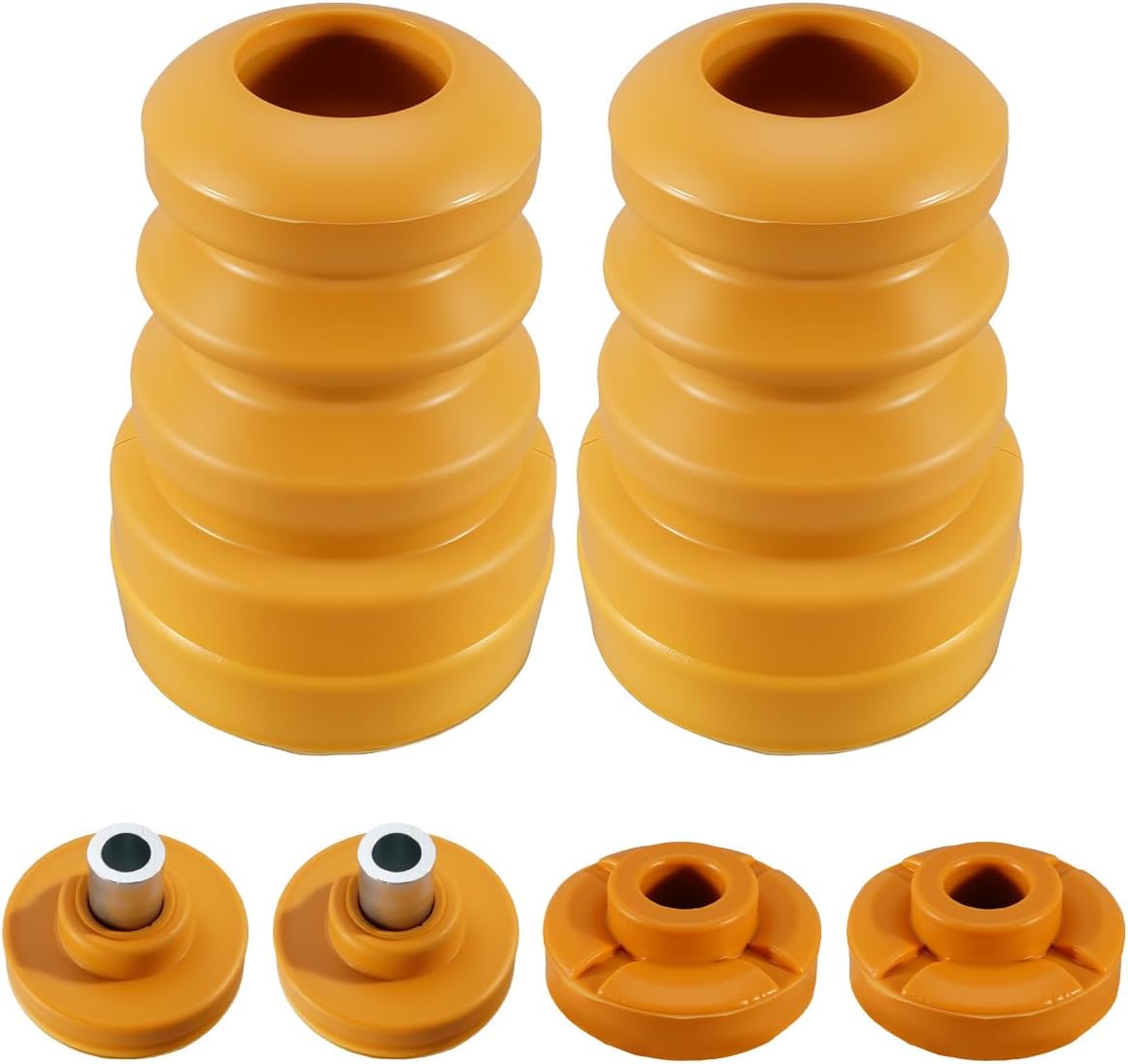 6 Pcs Shock Strut Guide Support Bushing Front Rear Lower Upper Fit for BMW X5 E70 2007-2013 Replaces 33526776399 33536773060 33526776557
