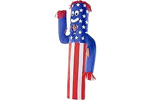 USA Inflatable Tube Dancer Costume: Inflatable Crazy Dance Guy for Fun Events
