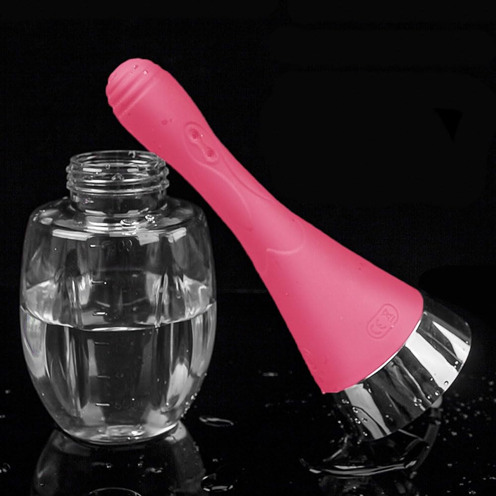 SXOVO Poire à Lavement Intime 300ml Douches Anale et Vaginale Électrique avec Anti-Reflux Enema Douchette Intime avec 3 Vitesses de Pulvérisatio pour Colon et Intestins (Rose)